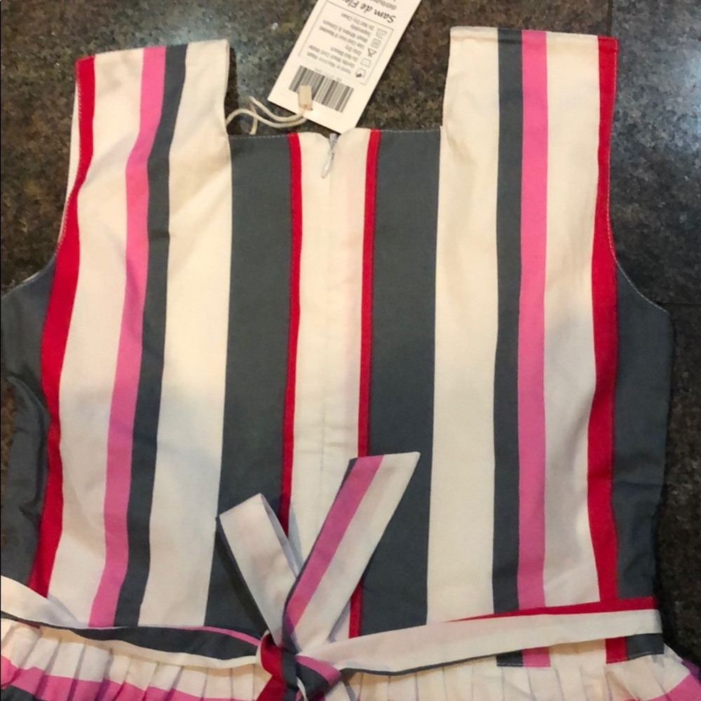Sam de Fleur Cotton Striped Sun-Dress.18291 - Picture 3 of 3